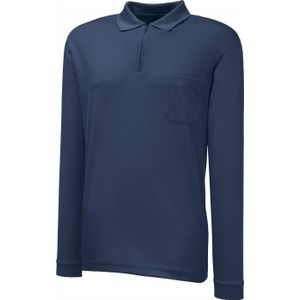 Poloshirt langarm Polo zip soft knit LS, JEANS M