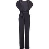 Cocktailkleider Jumpsuit aus Material-Mix 42