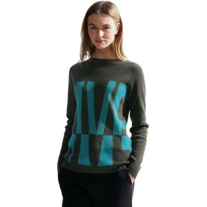 Rollkragenpullover TOS_Wording Color Block XL