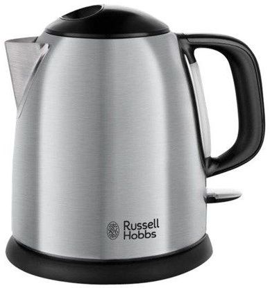 Russell Hobbs Wasserkocher Adventure 24991-70 - Matt Schwarz/ geb�rstetes Rostfreies Stahl - 2400 W