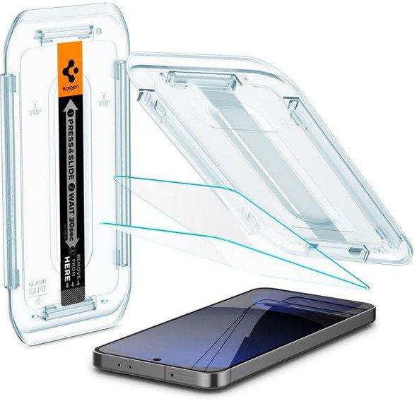 Spigen Glass tR EZ Fit 2 Pack for Samsung Galaxy S24 FE - Transparency