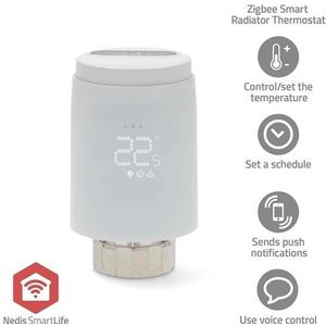 Nedis SmartLife Radiatorstyring | Zigbee 3.0 | Batteri |