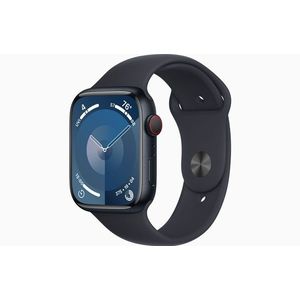 Apple Watch Series 9 GPS + Cellular 45mm - Midnight Aluminium Case with Midnight Sport Band - M/L