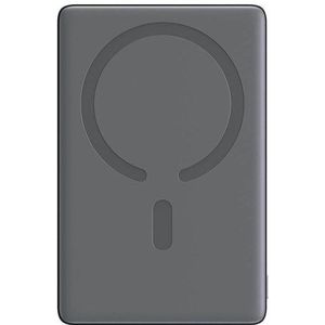 Joyroom magnetic powerbank JR-PBM08 20W 5000mAh slim (gray) Powerbank (Akku) - Grau - 5000 mAh