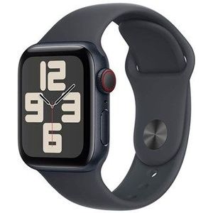 Apple Watch SE 4G (2024) - 40mm - Mitternacht Aluminium - Sportarmband Mitternacht S/M