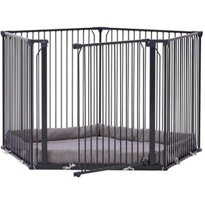 BabyDan CombiFit 5-sided playpen black