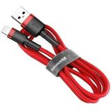 Baseus Cafule USB Lightning cable 2.4A 1m (black + red)