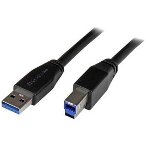 StarTech.com 30ft Active USB 3.0 USB-A to USB-B Cable - M/M - USB 3.1 Gen 1 - USB cable - 10 m