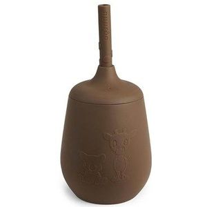 Nuuroo Adita silicone cup with straw - Acorn