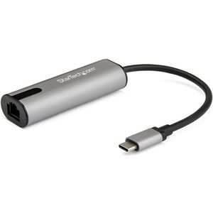 StarTech.com US2GC30 2.5GbE USB C to Ethernet Adapter NBASE-T NIC - USB 3.0 Type C 2.5/1 Gigabit/100 Mbps Multi Speed