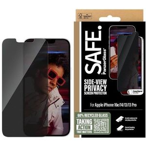 SAFE by PanzerGlass Privacy Screen Protector iPhone 16e | 14 | 13 | 13 Pro | Ultra-Wide Fit w. Aligner