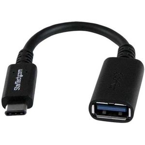 StarTech.com 6in USB C to A Adapter Cable M/F / USB 3.0 / USB Type C to A - USB-C adapter - 15.2 cm
