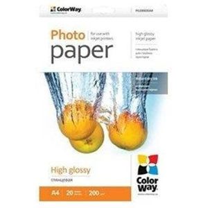 ColorWay - photo paper - high-glossy - 20 sheet(s) - A4 - 200 g/m�