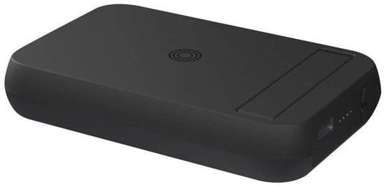 ZENS Magnet 4000 mAh Wireless Powerbank Kickstand and Qi TX Powerbank (Akku) - schwarz - 4000 mAh