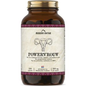 Modern Native - Powervrouw - Voedingssupplement - 180 Capsules