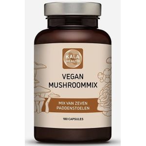 Vegan Mushroommix BIO van Kala Health :180 capsules