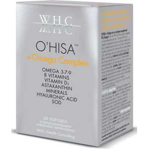 WHC O'HISA Omega Complex - Vetzuren - 60 Softgels - Omega-3, 7 & 9 met Vitaminen en Mineralen