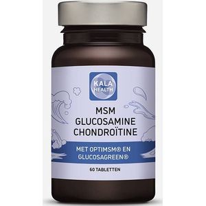 MSM, Glucosamine, Chondroïtine en Vitamine C van Kala Health (60tabl)