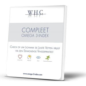 Omega 3 index test (compleet) van WHC