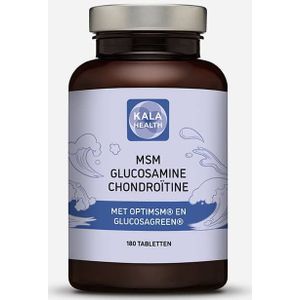 MSM, Glucosamine, Chondroïtine en Vitamine C van Kala Health (180tabl)