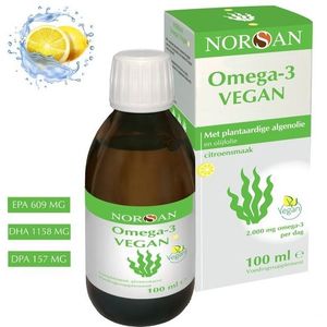 Vegan Omega 3 olie van Norsan (100ml)