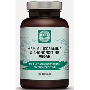 MSM, Glucosamine, Chondroïtine en Vitamine C Vegan van Kala Health (180caps)