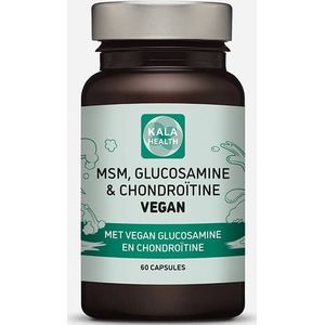 MSM, Glucosamine, Chondroïtine en Vitamine C Vegan van Kala Health (60caps)