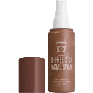 Jeffree Star Wake Your Face Up Cafeïne Facial Spray Gezichtsspray 75 ml Wit