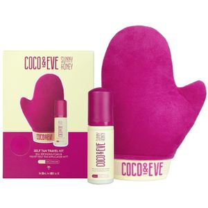 Coco & Eve - Sunny Honey Ultimate Glow Travel Kit - Zelfbruinende Mousse - 60 ml