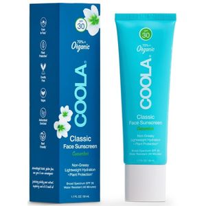 Coola Cucumber Classic Face Sunscreen SPF 30 Zonbescherming 50 ml