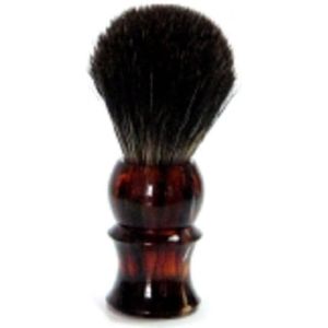 Golddachs - Scheerkwast - Imitatie Varkensdashaar - Kunststof Handvat - Bruin of Zwart