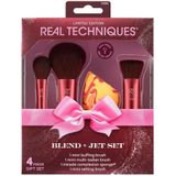 Real Techniques - Blend + Jet Set - Mini Make-up Borstelset - Inclusief Miracle Complexion Spons