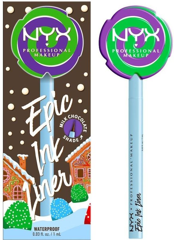 NYX - Holiday Collection - Waterproof Eyeliner - 1 ml - Milk Chocolate