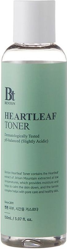 Benton - Heartleaf Toner - Gezichtsverzorging - 200ml - Houttuynia Cordata Extract