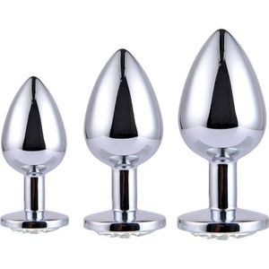 Intima Sparkling Butt Plug Set Love balls