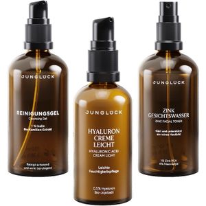 Junglück Basisverzorging vette huid Cadeauset Gezichtsverzorgingssets 250 ml
