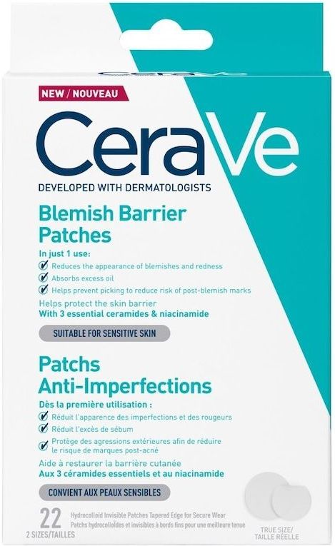 CeraVe - Blemish Control Barrier Patches - Pleisters voor de Problematische Huid - 22 st