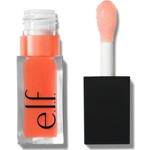 e.l.f. Cosmetics Glow Reviver Lip Oil Lipgloss 6 g Coral Fixation