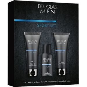 Douglas - Collection Men Sport Set - Deodorant - 3 producten - 100 ml Douchegel - 100 ml Bodylotion - 50 ml Anti-transpirant spray