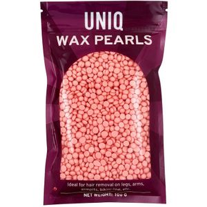 UNIQ Wax Pearls 100G Scheermesjes & Ontharingstools 100 g Rosé goud