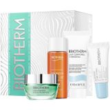 Biotherm - Aquasource Hyalup Recruit Set - Gezichtsverzorging - 15 ml Gel + 30 ml Olie + 20 ml Lait Corporel + 5 ml Lippenbalsem
