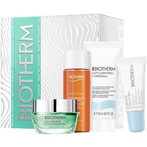 Biotherm - Aquasource Hyalup Recruit Set - Gezichtsverzorging - 15 ml Gel + 30 ml Olie + 20 ml Lait Corporel + 5 ml Lippenbalsem
