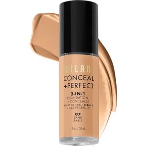 Milani 2-in-1 Concealer + Foundation 30 ml 07 - Sand