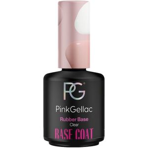 Pink Gellac - Rubber Base Cover - Base coat - 15 ml - Transparant