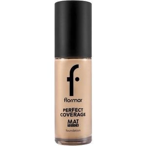 Flormar - Perfect Coverage Mat Touch - Foundation - 30 ml - Fair Ivory