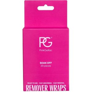 Pink Gellac Remover Wraps Nagellakremover 1 stuk