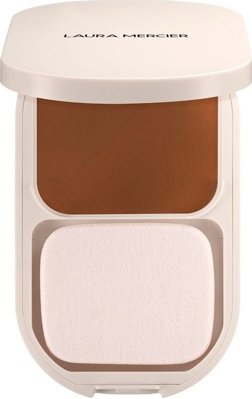 Laura Mercier - Real Flawless Feather Matte Powder Foundation - 6N Café Americano - Compact Foundation - 8 g