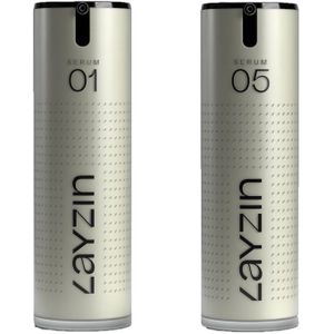 LAYZIN - Vitality DUO - Gezichtsserum - Gevoelige Huid - Hyaluronzuur - Niacinamide - Vitamine E