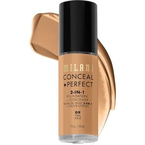 Milani 2-in-1 Concealer + Foundation 30 ml 09 - Tan