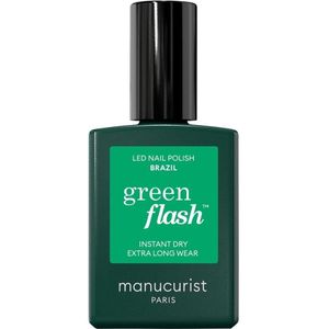 manucurist GREEN FLASH Flash Instant Dry Extra Long Wear Nagellak 15 ml BRAZIL